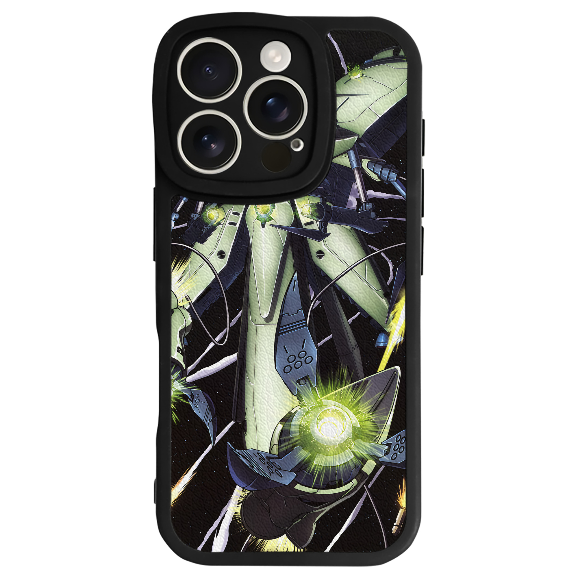 （画像用） 機動戦士ガンダム Mobile Suit Gundam 【iPhone 16シリーズ対応】シリコンスマホケース（レザー調） 材質：シリコン